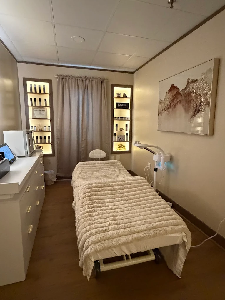 Private facial treatment room